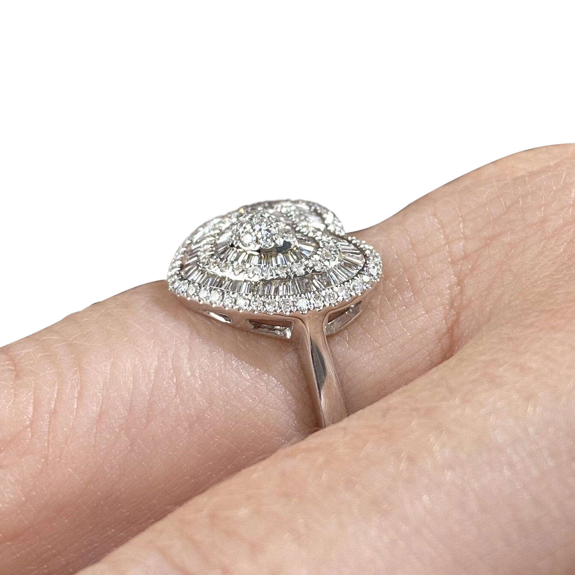 Anel Coração Diamantes - 0.60 ct