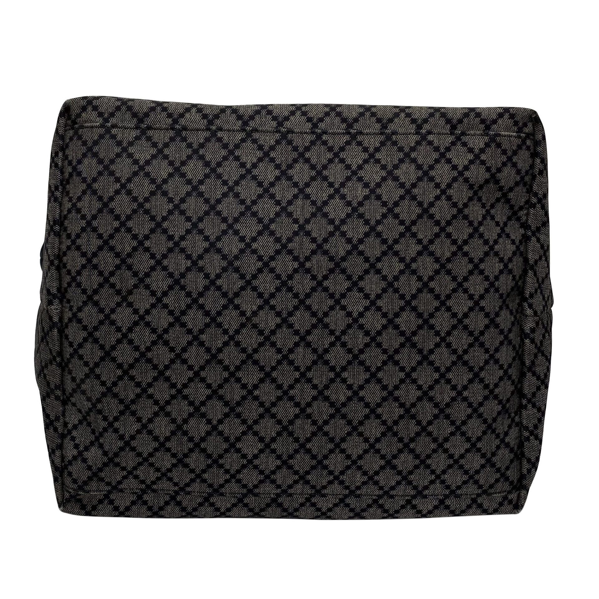 Bolsa Gucci Tote Web Nylon Azul e Cinza