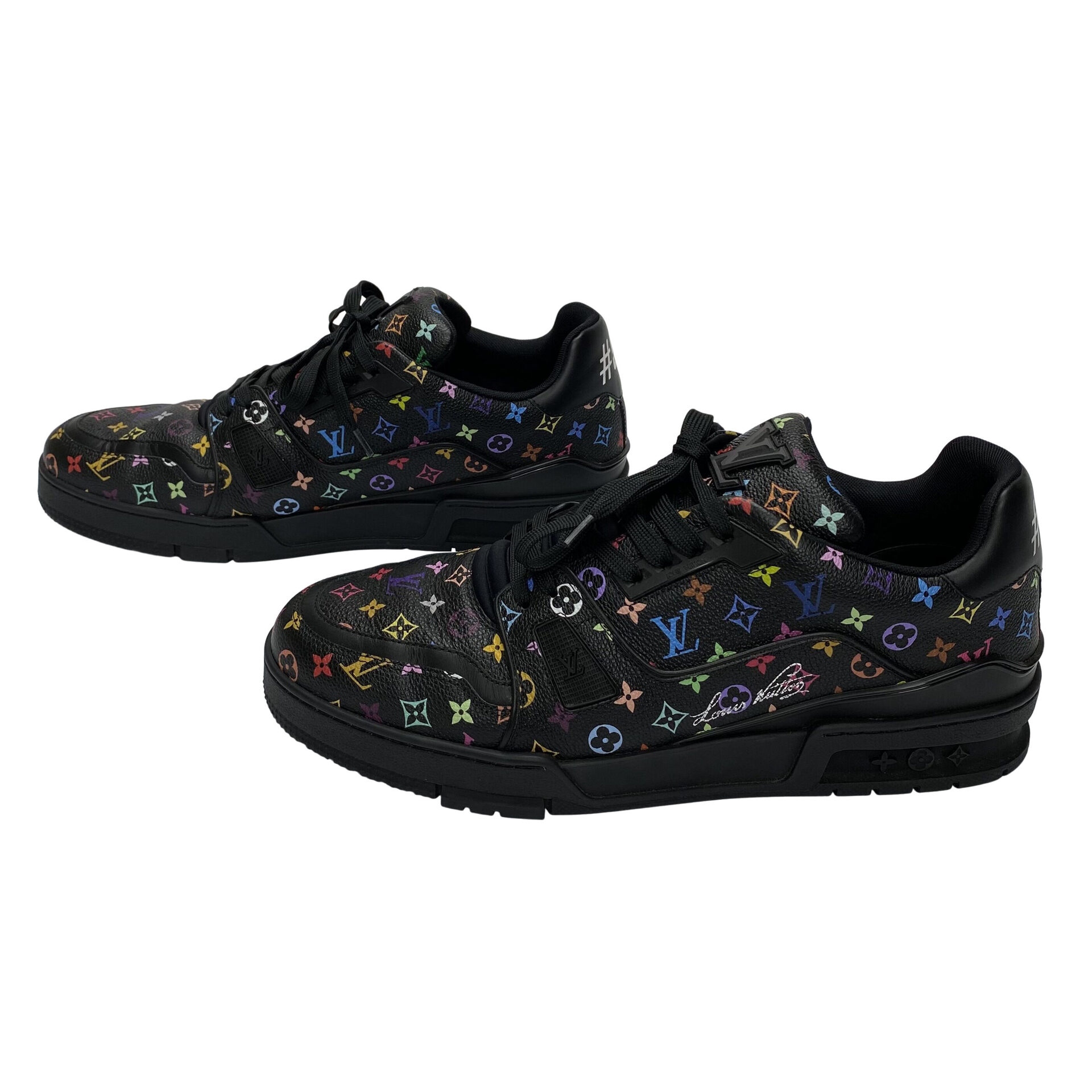 Tênis Louis Vuitton LV Trainer X Murakami Monogram Multicolor