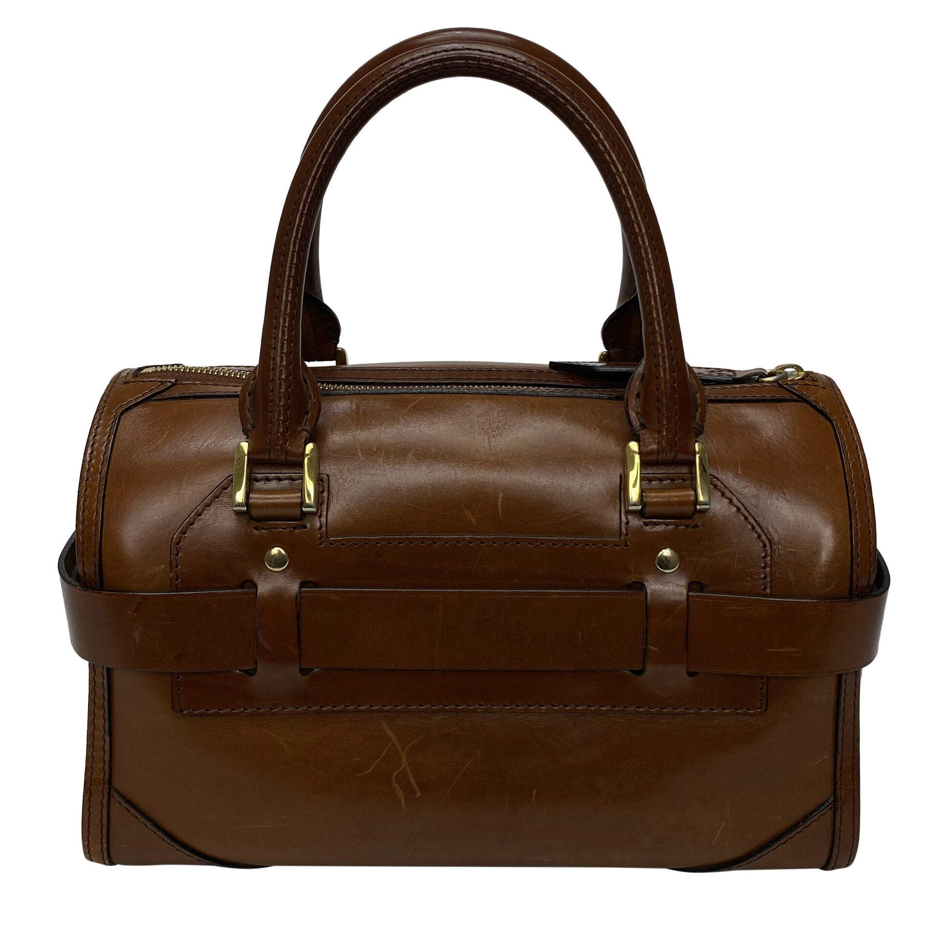 Bolsa Burberry Baú Couro Marrom