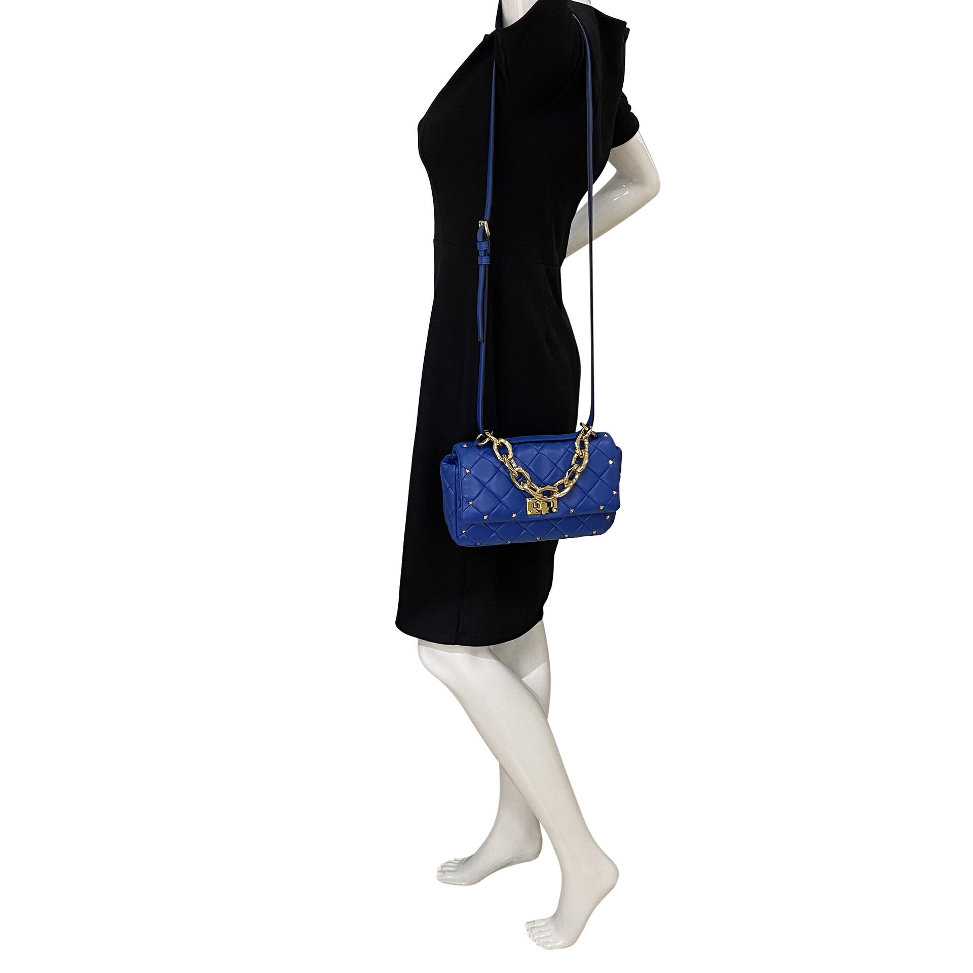 Bolsa Valentino Garavani Rockstud Azul