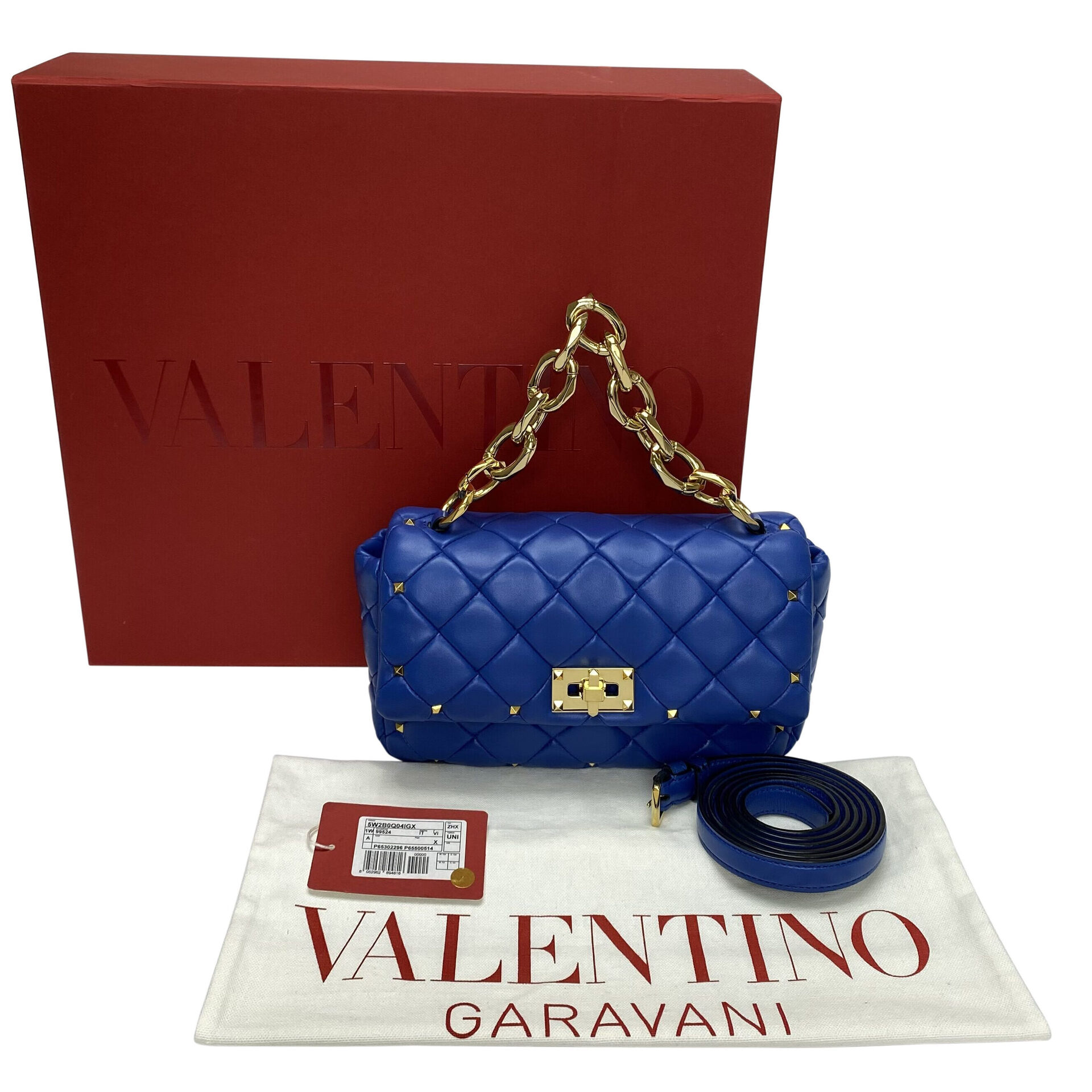 Bolsa Valentino Garavani Rockstud Azul