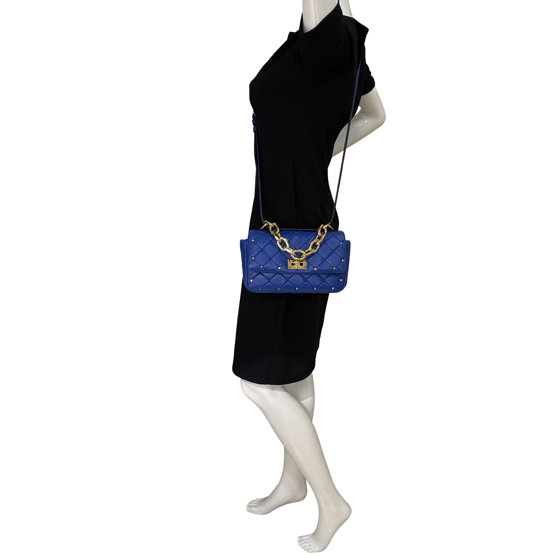 Bolsa Valentino Garavani Rockstud Azul