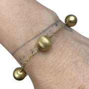Pulseira Ouro Amarelo com Esferas