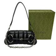 Bolsa Gucci Horsebit Chain Preta