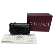 Bolsa Gucci GG Marmont Super Mini Preta