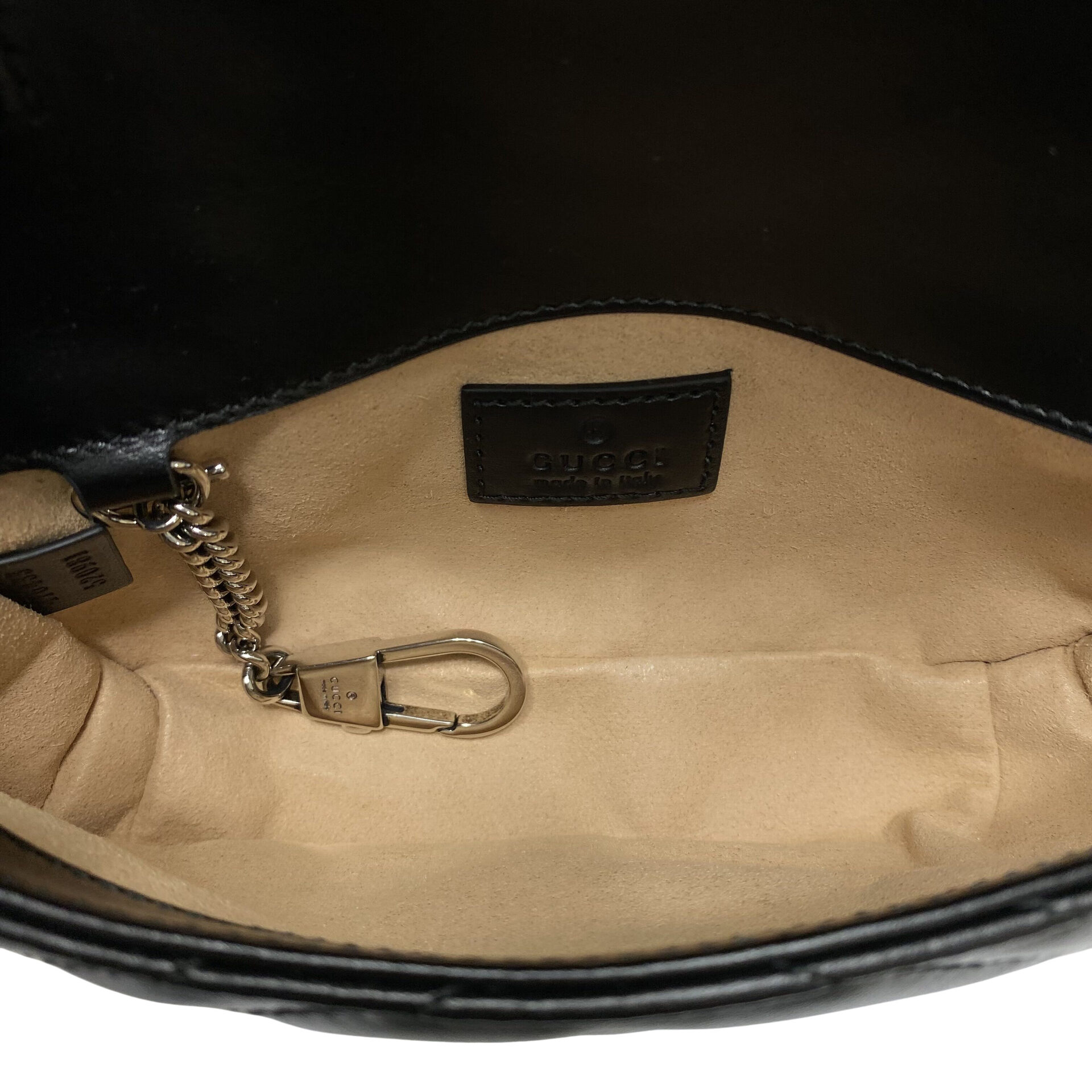 Bolsa Gucci GG Marmont Super Mini Preta
