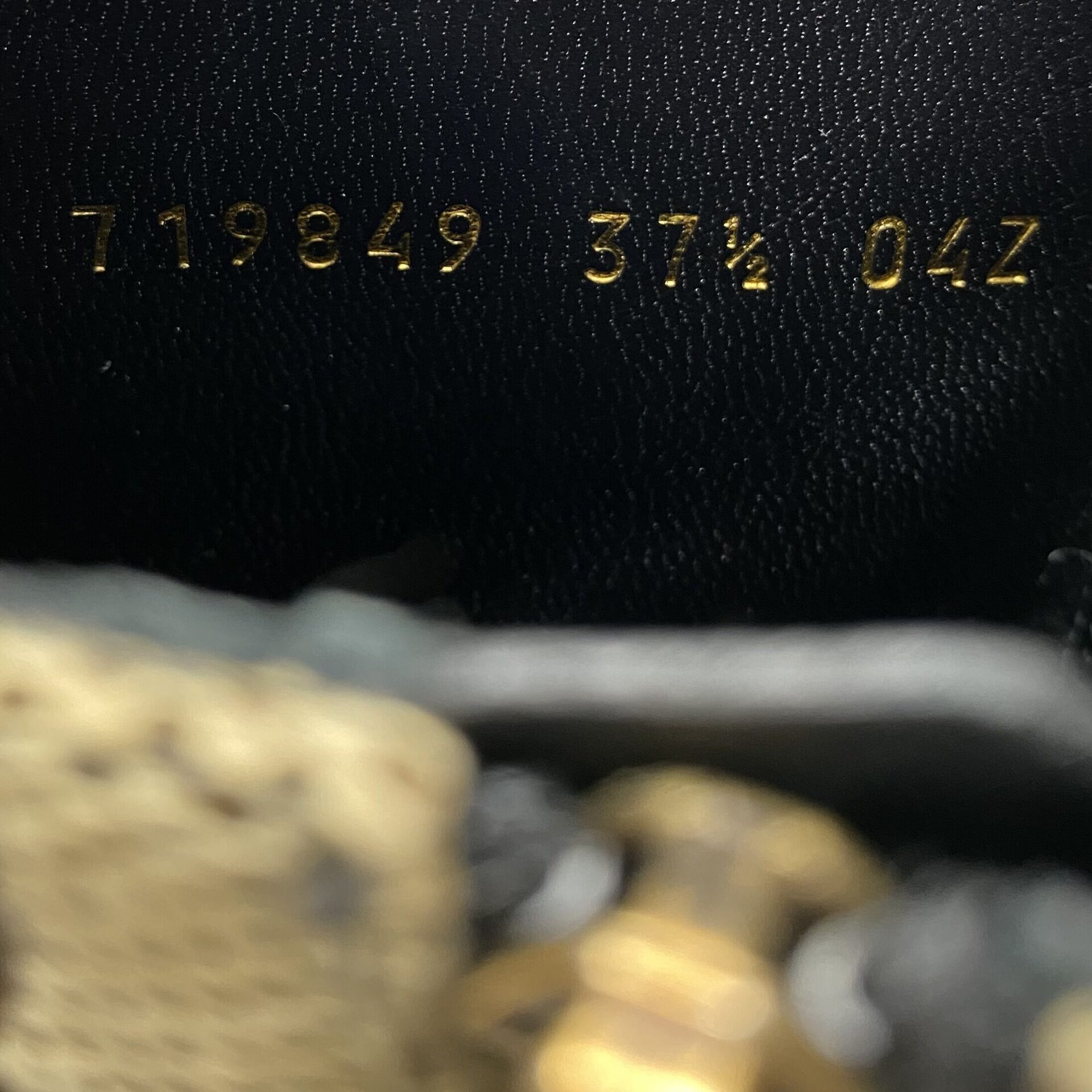 Bota Gucci Preta e Monograma
