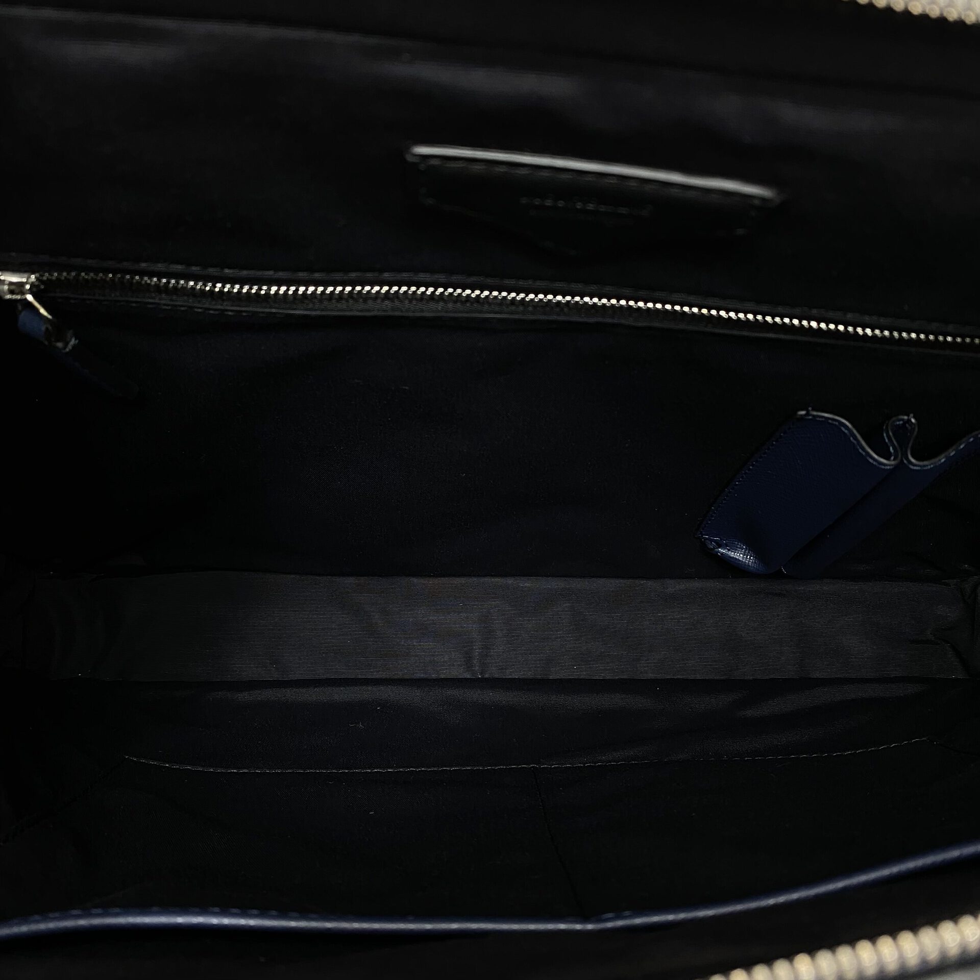Pasta Montblanc Sartorial Couro Marinho