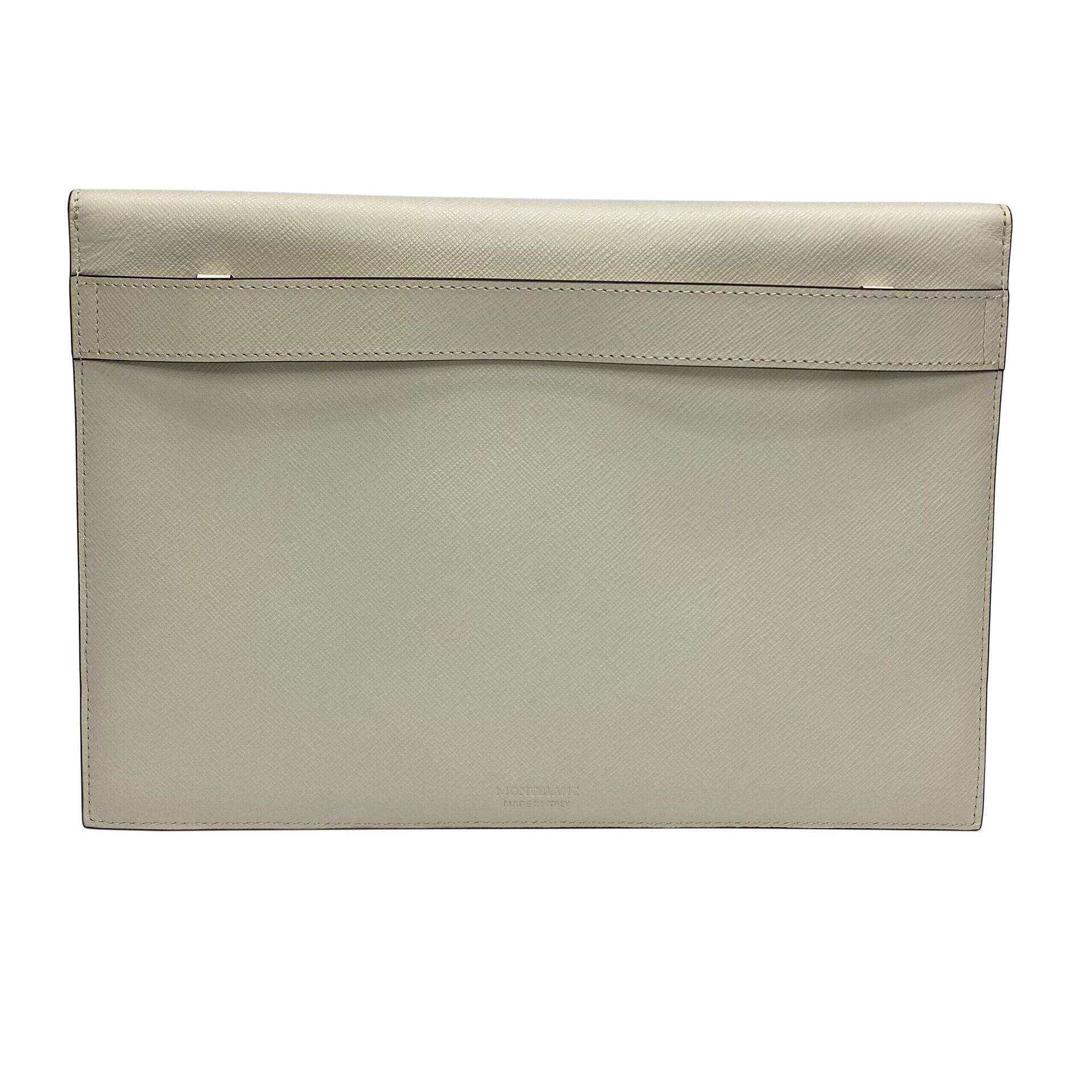 Pasta Envelope Montblanc Sartorial Couro Off White