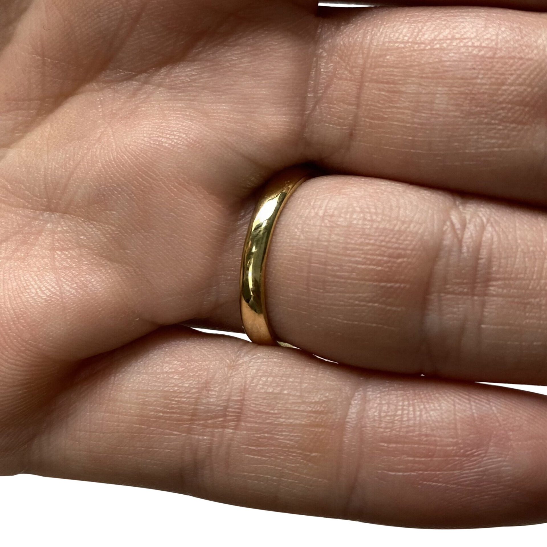 Meia Aliança HStern Ouro Amarelo com Rubis