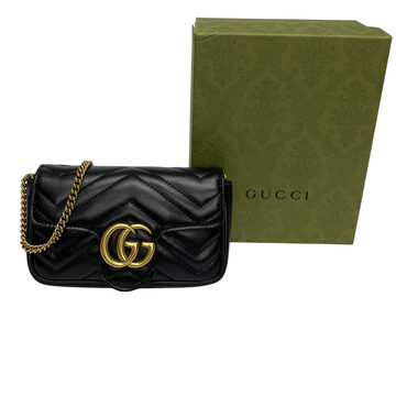 Bolsa Gucci GG Marmont Super Mini Preta