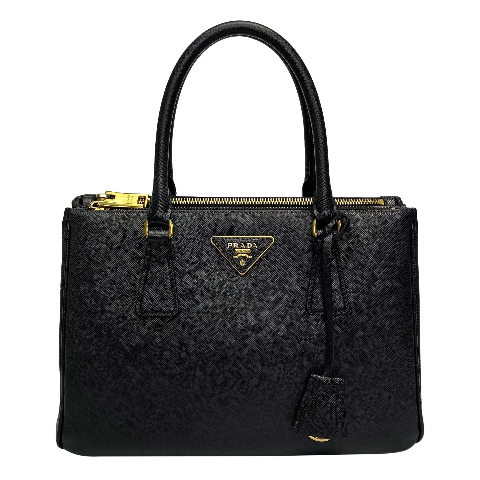 Bolsa Prada Galleria Couro Saffiano Preta