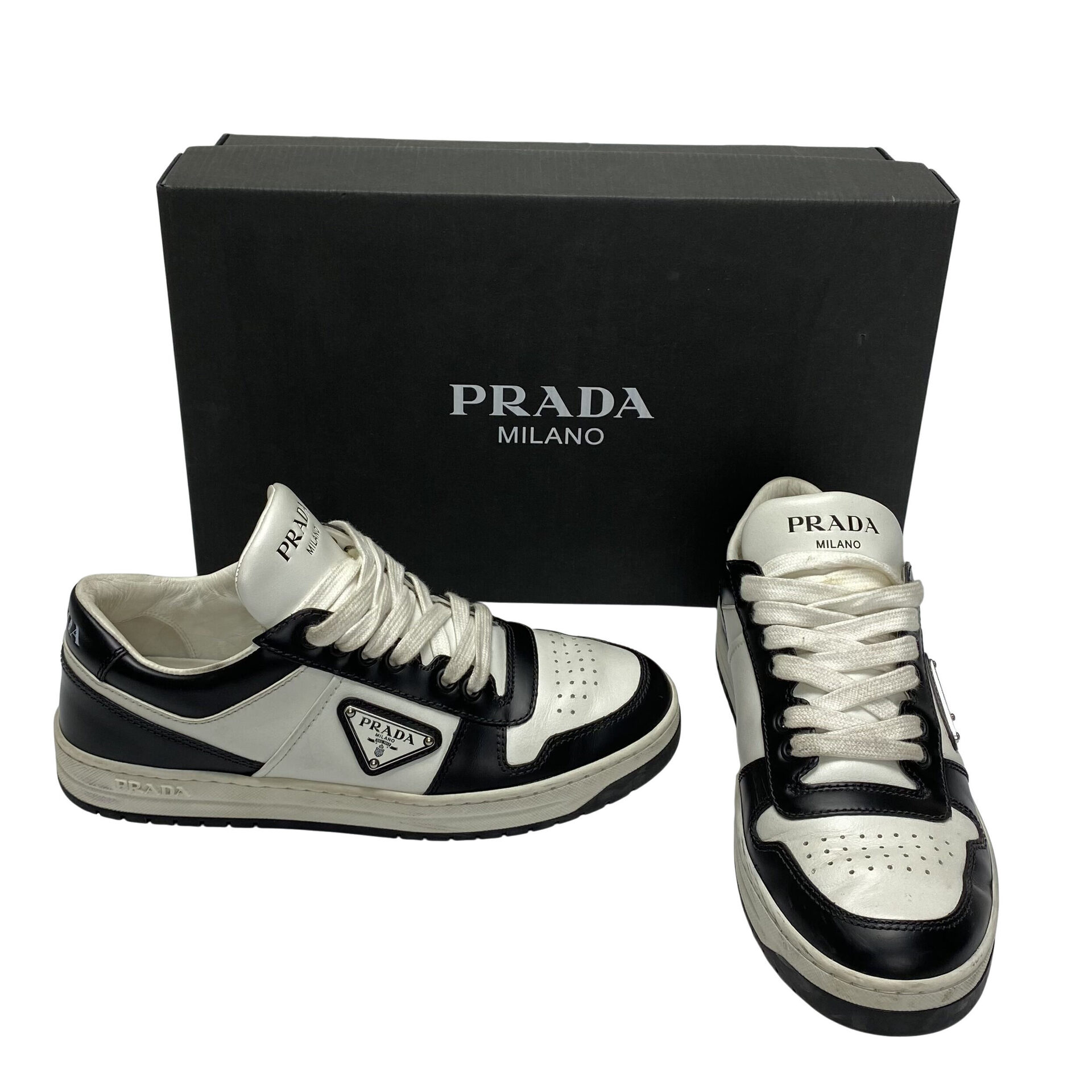 Tênis Prada Downtown Preto e Branco