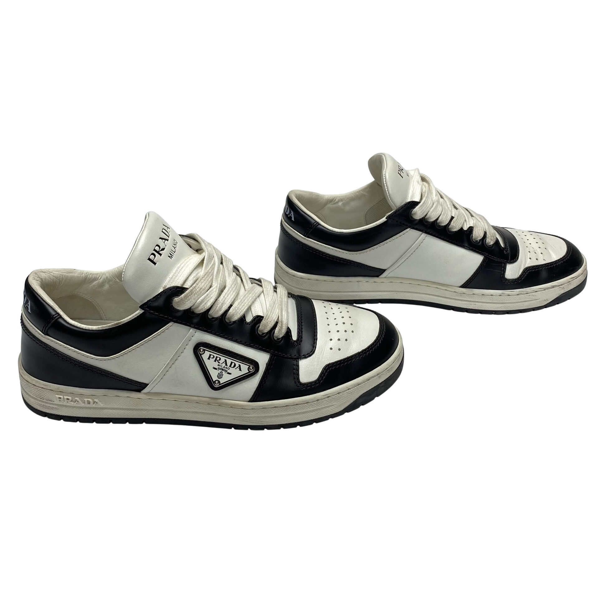 Tênis Prada Downtown Preto e Branco