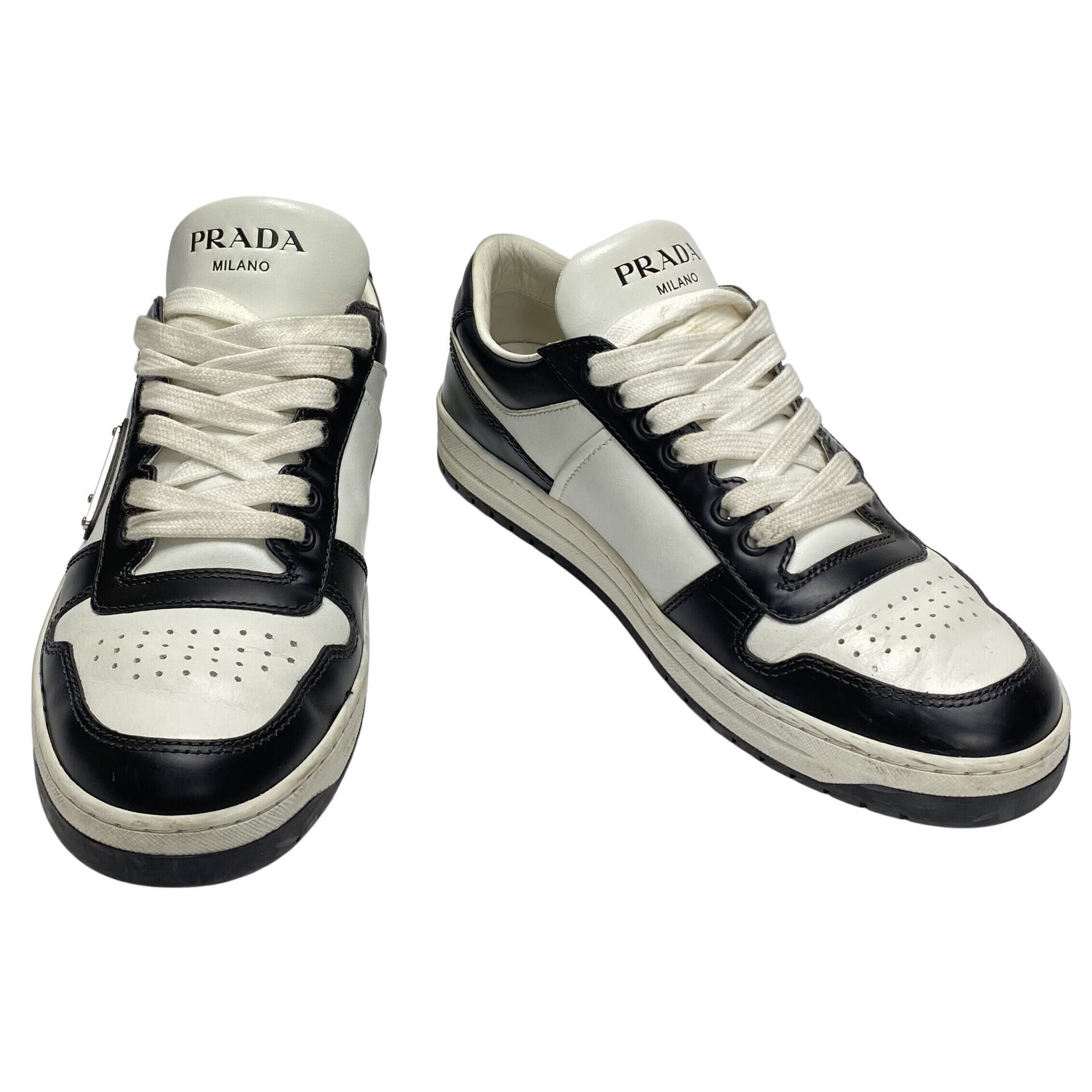 Tênis Prada Downtown Preto e Branco