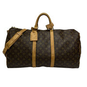 Mala Louis Vuitton Keepall Bandoulière 55 Monograma