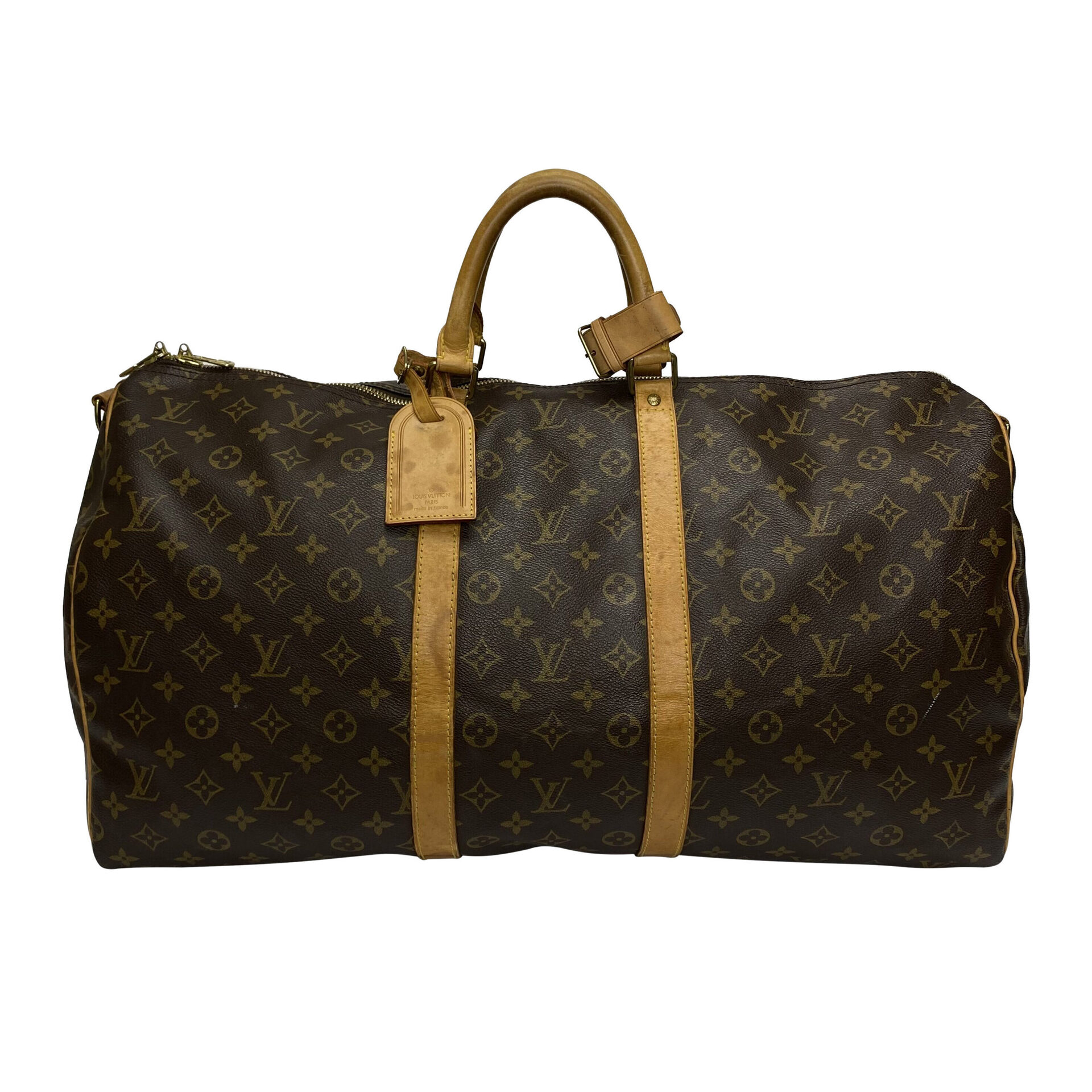 Mala Louis Vuitton Keepall Bandoulière 55 Monograma