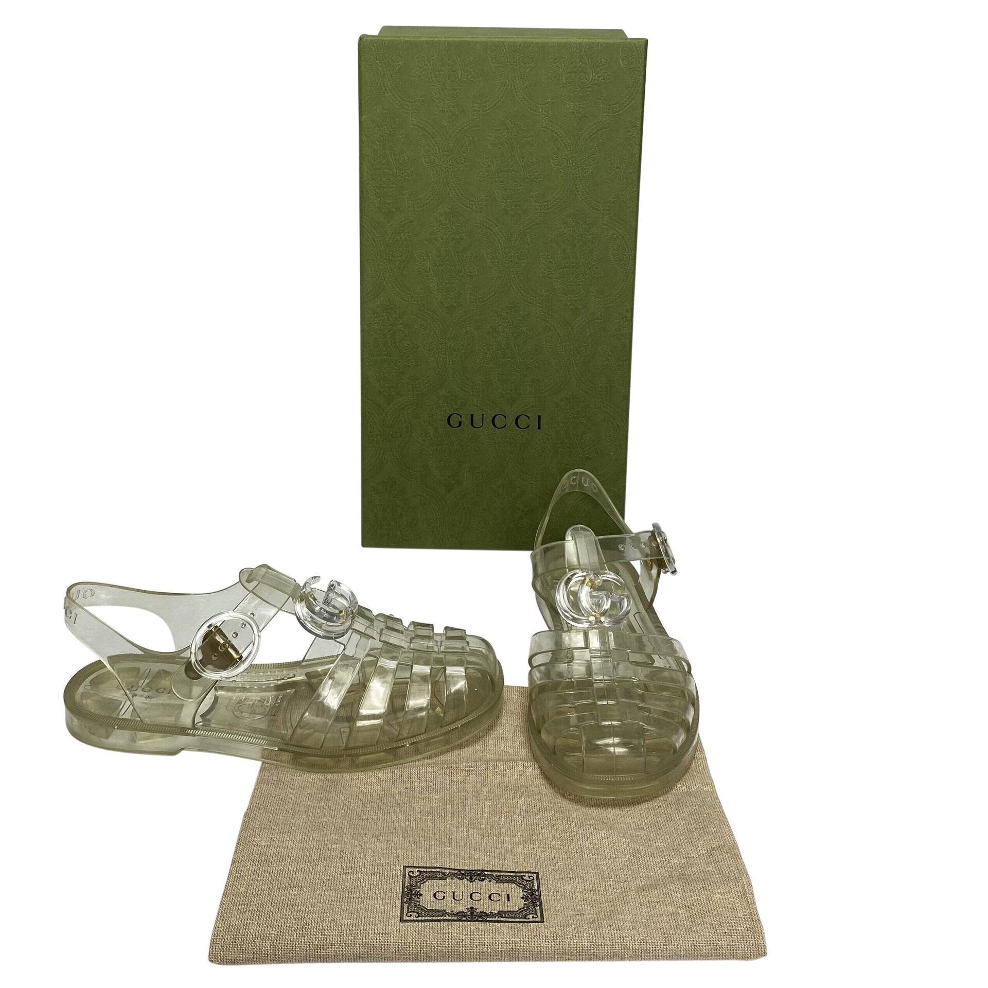 Sandália Gucci Cristal