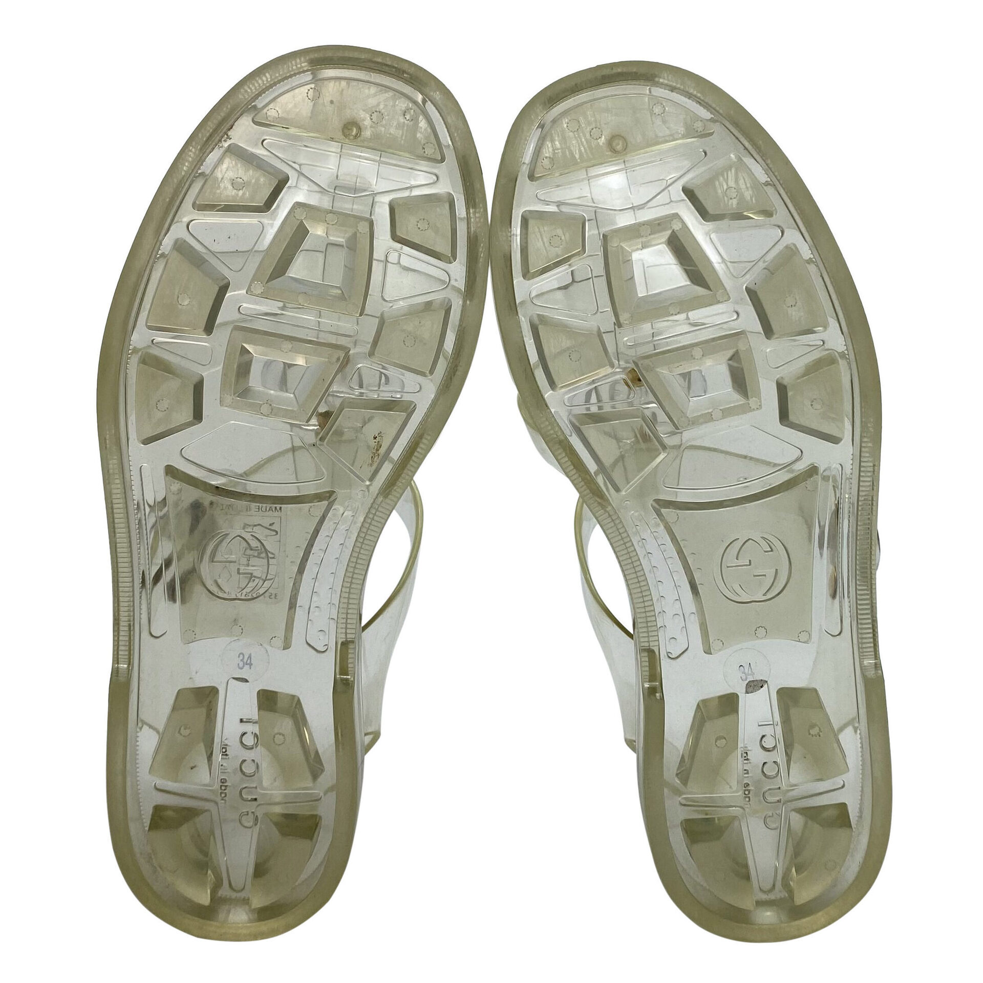 Sandália Gucci Cristal