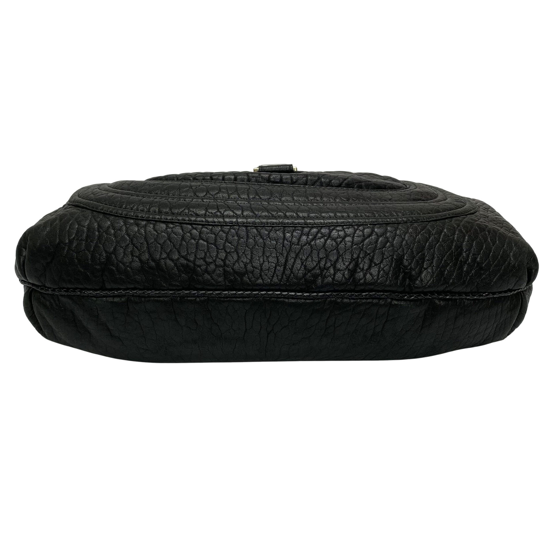Bolsa Fendi Hobo Couro Preto