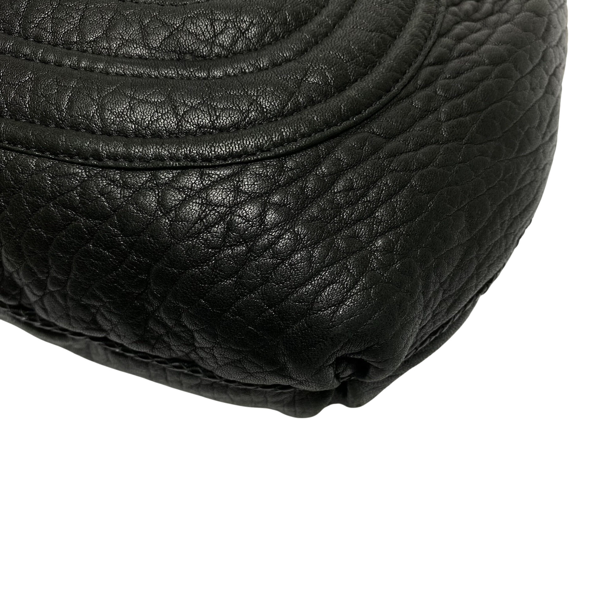Bolsa Fendi Hobo Couro Preto