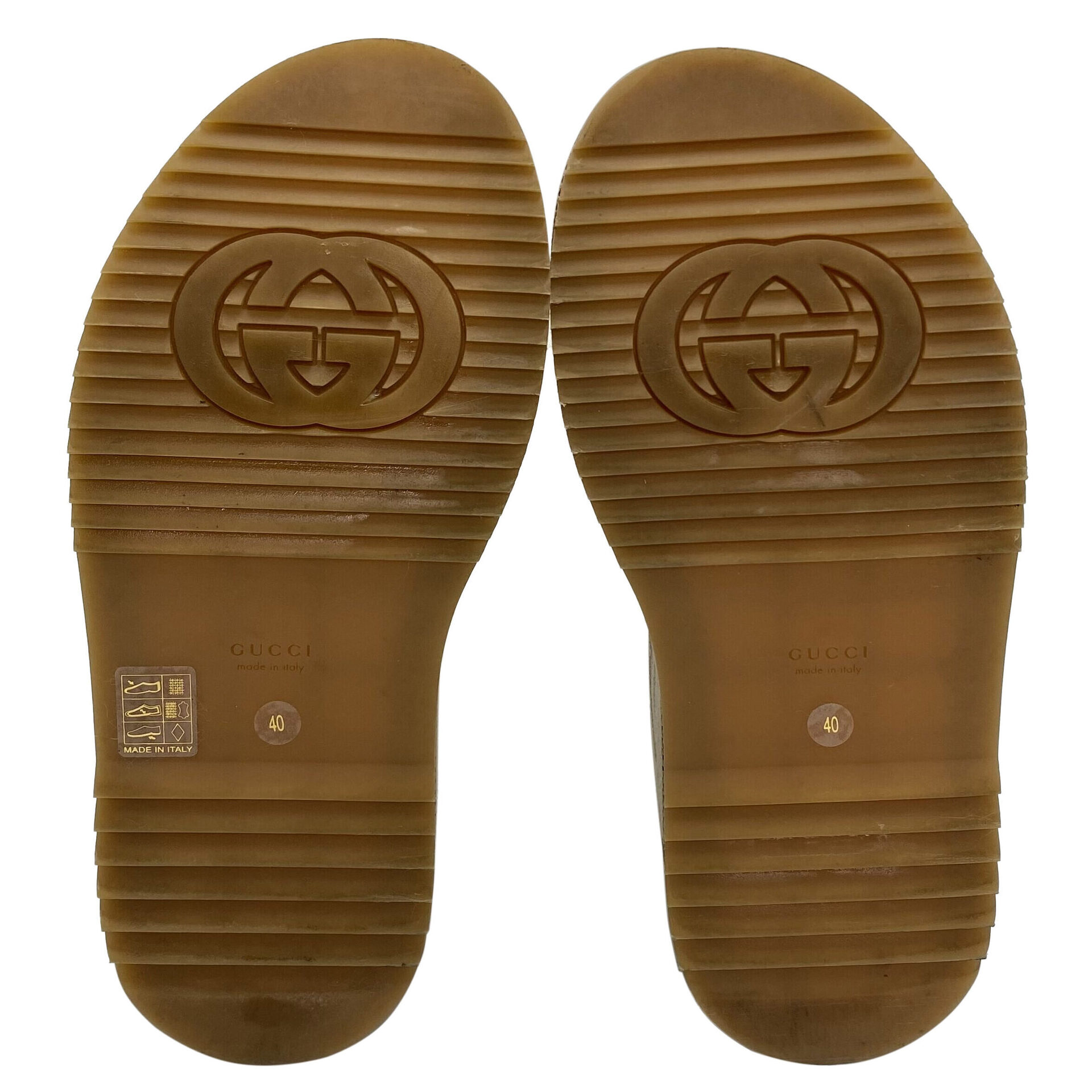 Slide Gucci Plataforma Monograma