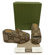 Slide Gucci Plataforma Monograma