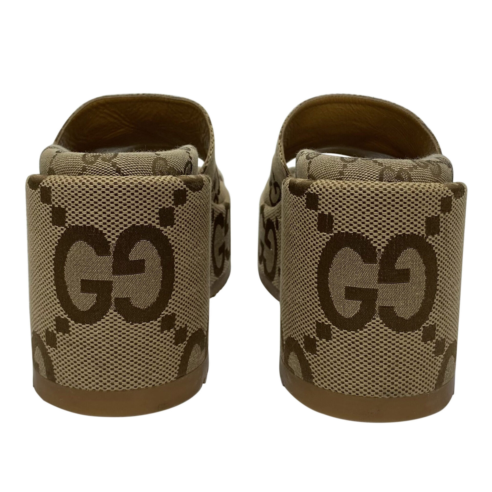 Slide Gucci Plataforma Monograma
