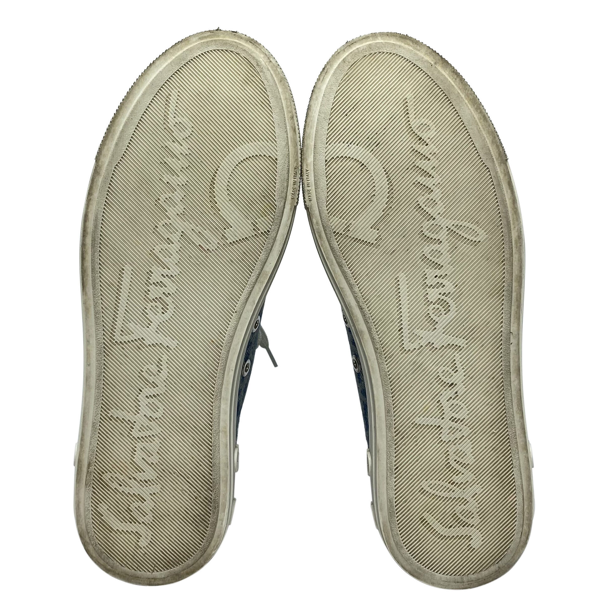 Tênis Salvatore Ferragamo Monograma Denim
