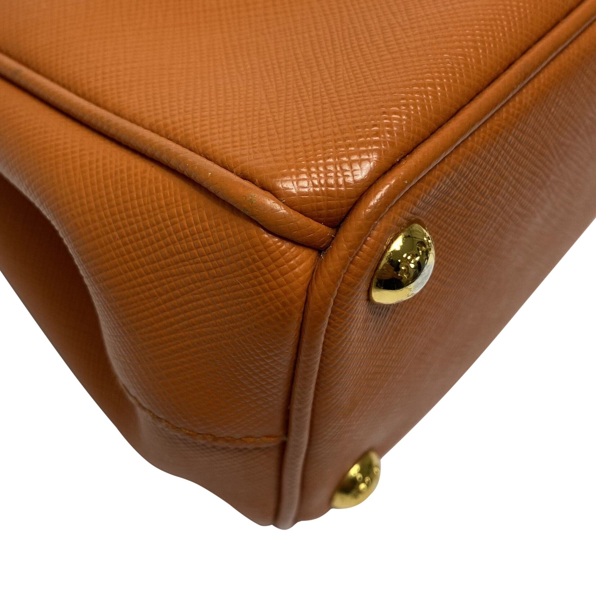 Bolsa Prada Mini Galleria Saffiano Laranja