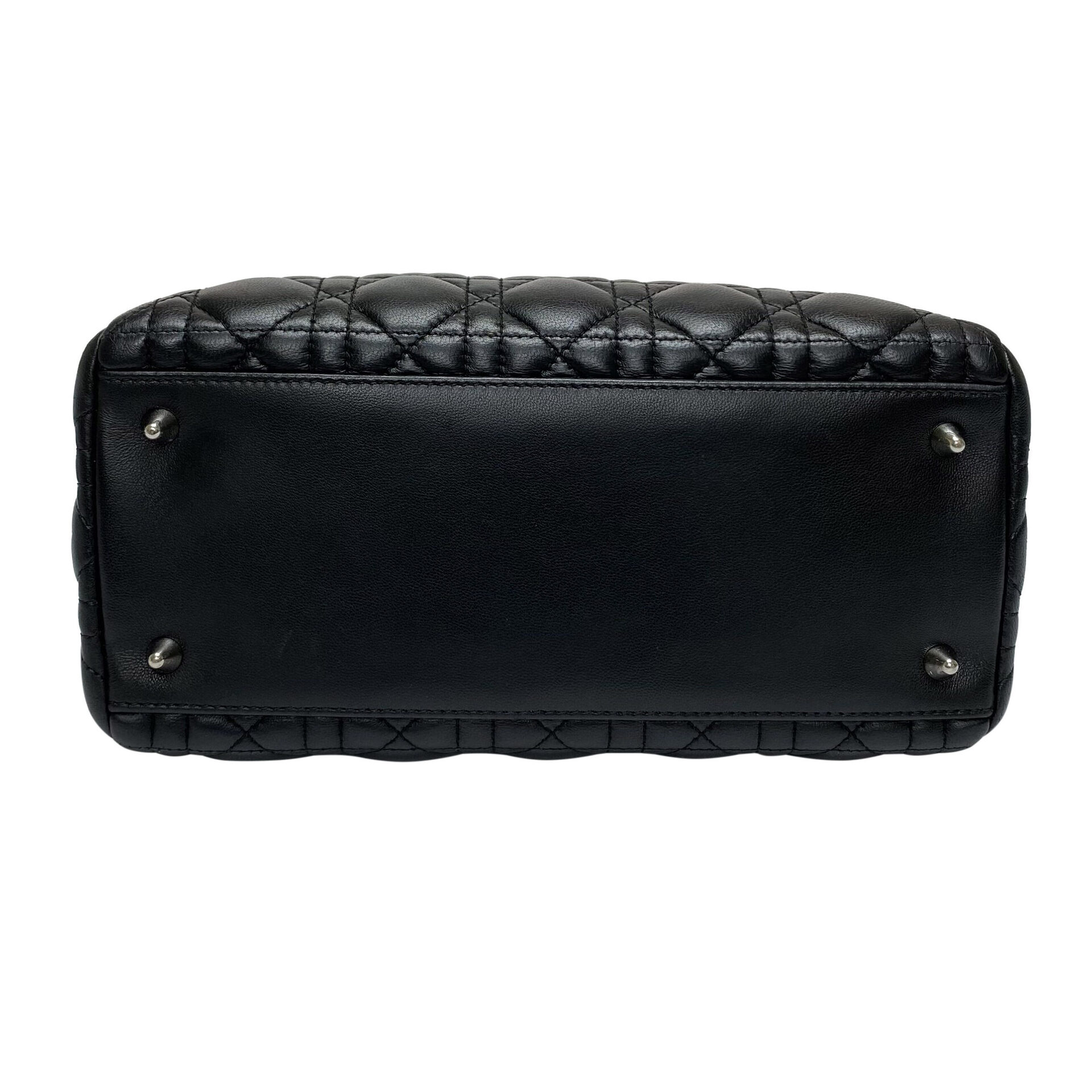 Bolsa Christian Dior Lady Dior Preta