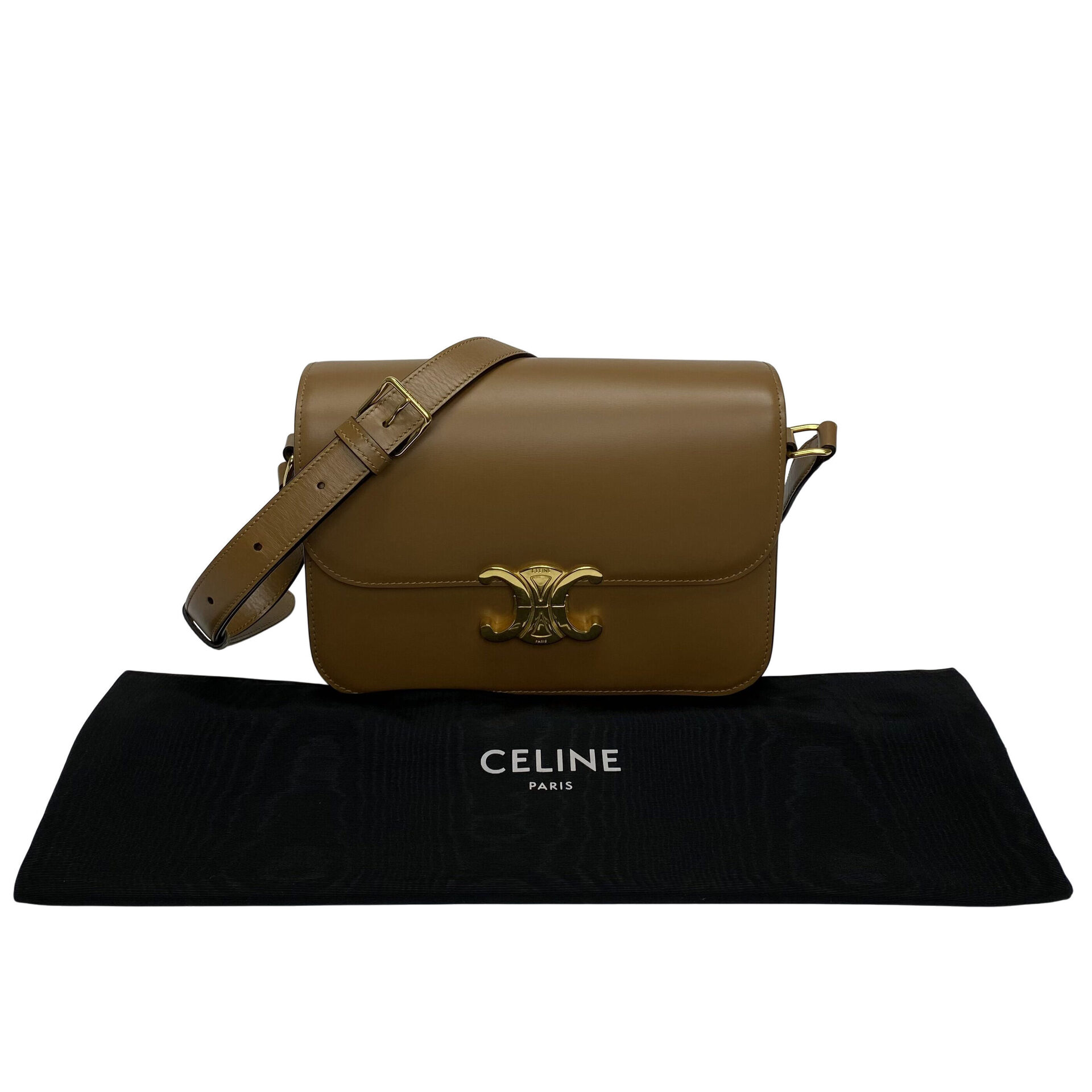 Bolsa Celine Triomphe Caramelo