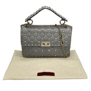 Bolsa Valentino Garavani Rockstud Cinza