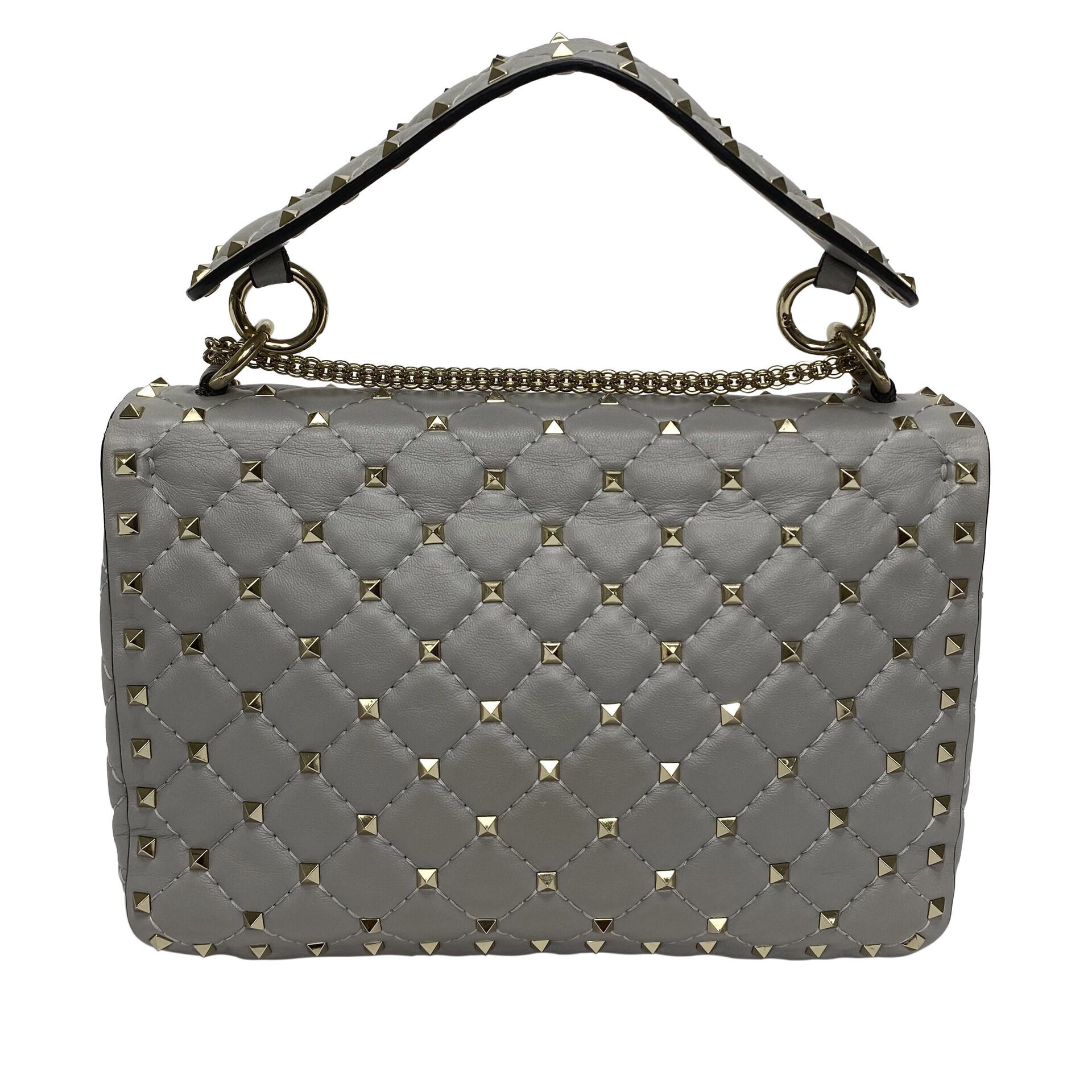 Bolsa Valentino Garavani Rockstud Cinza