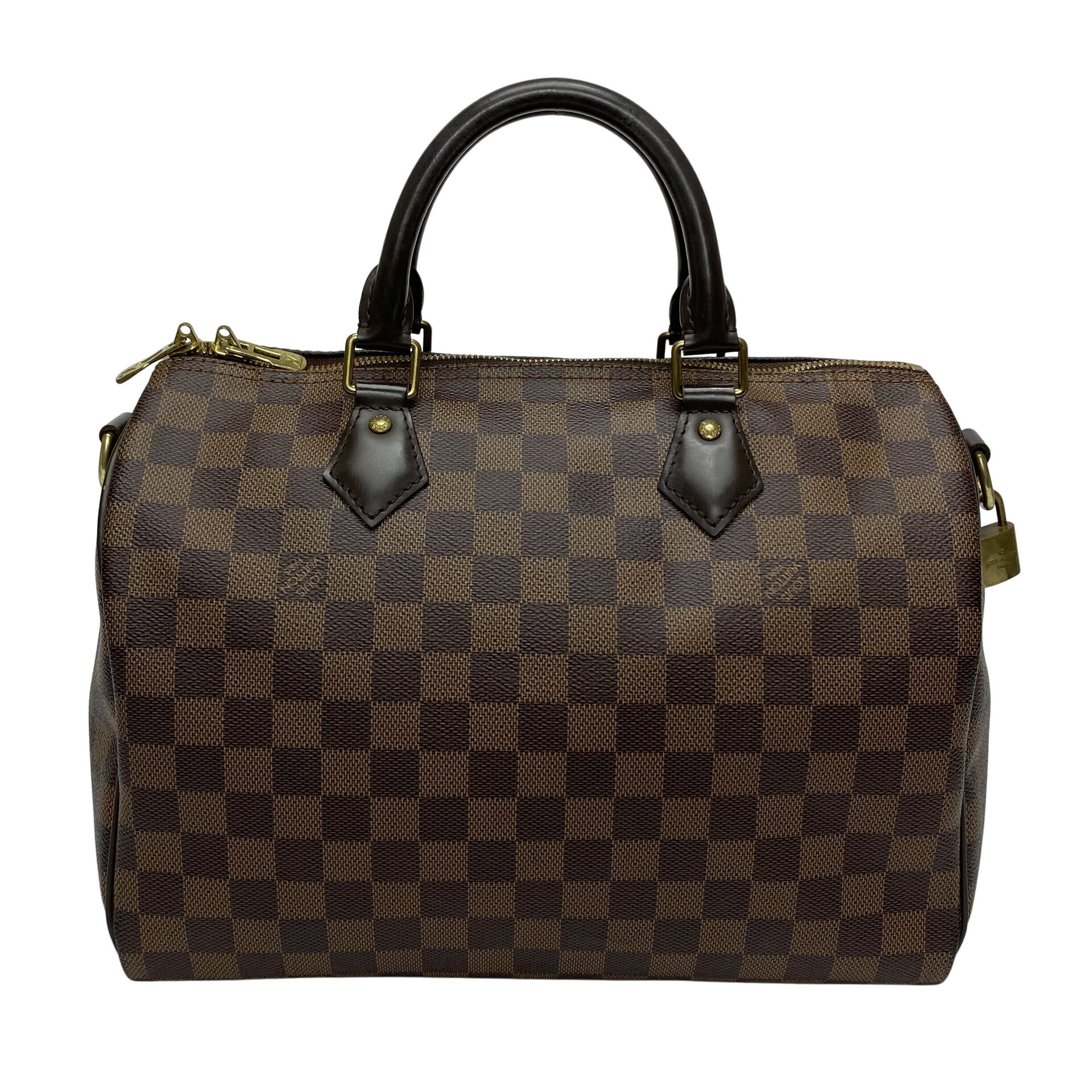 Bolsa Louis Vuitton Speedy 30 Bandoulière Damier Ebene