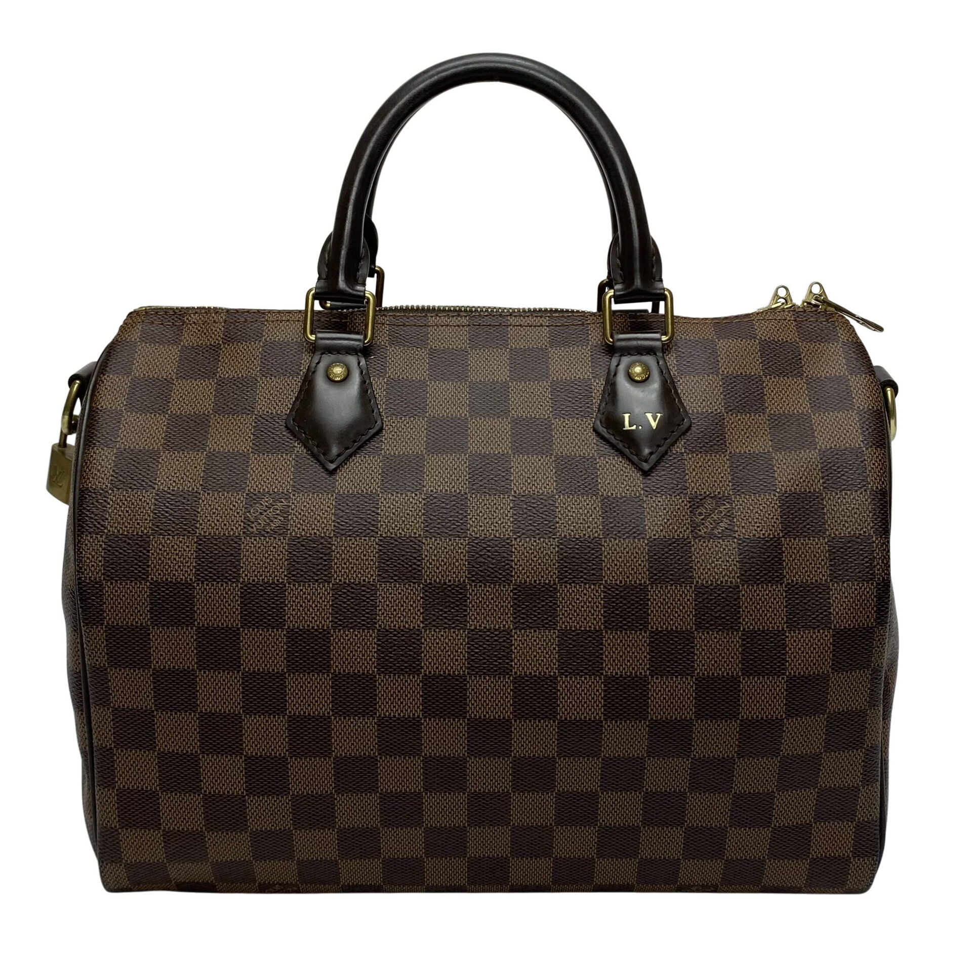 Bolsa Louis Vuitton Speedy 30 Bandoulière Damier Ebene
