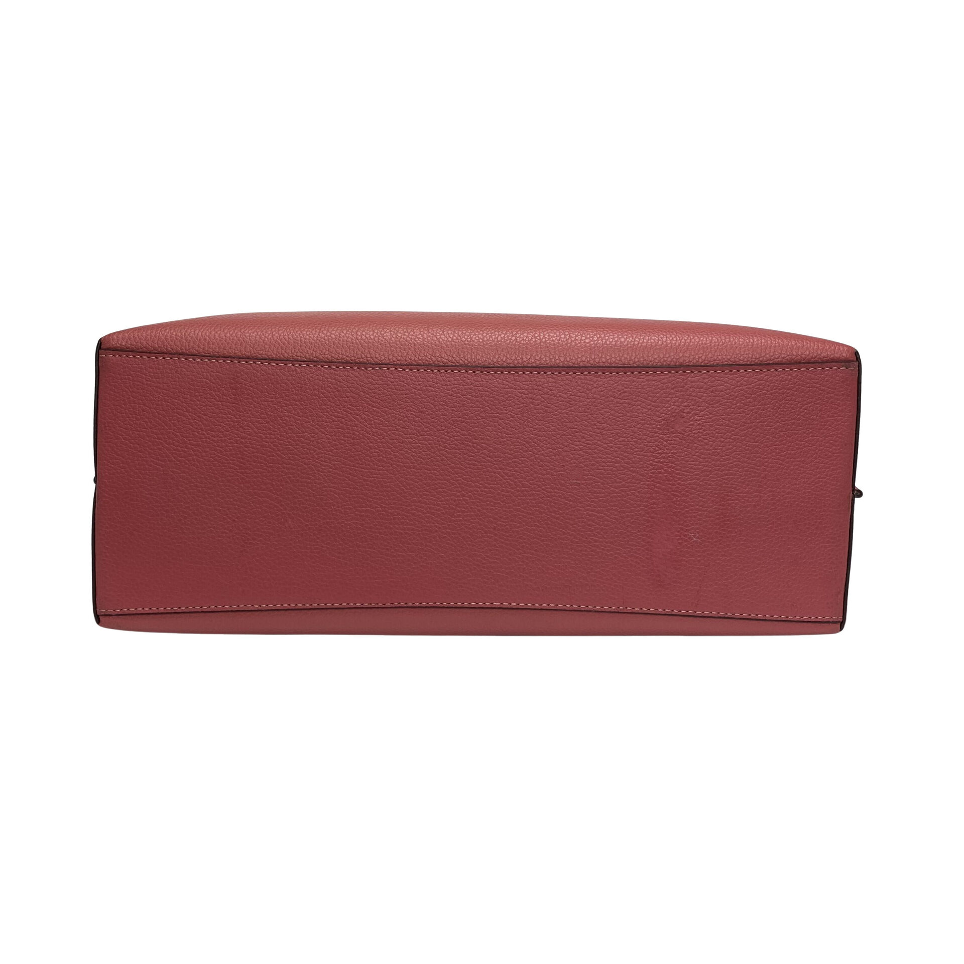 Bolsa Coach Couro Rosa