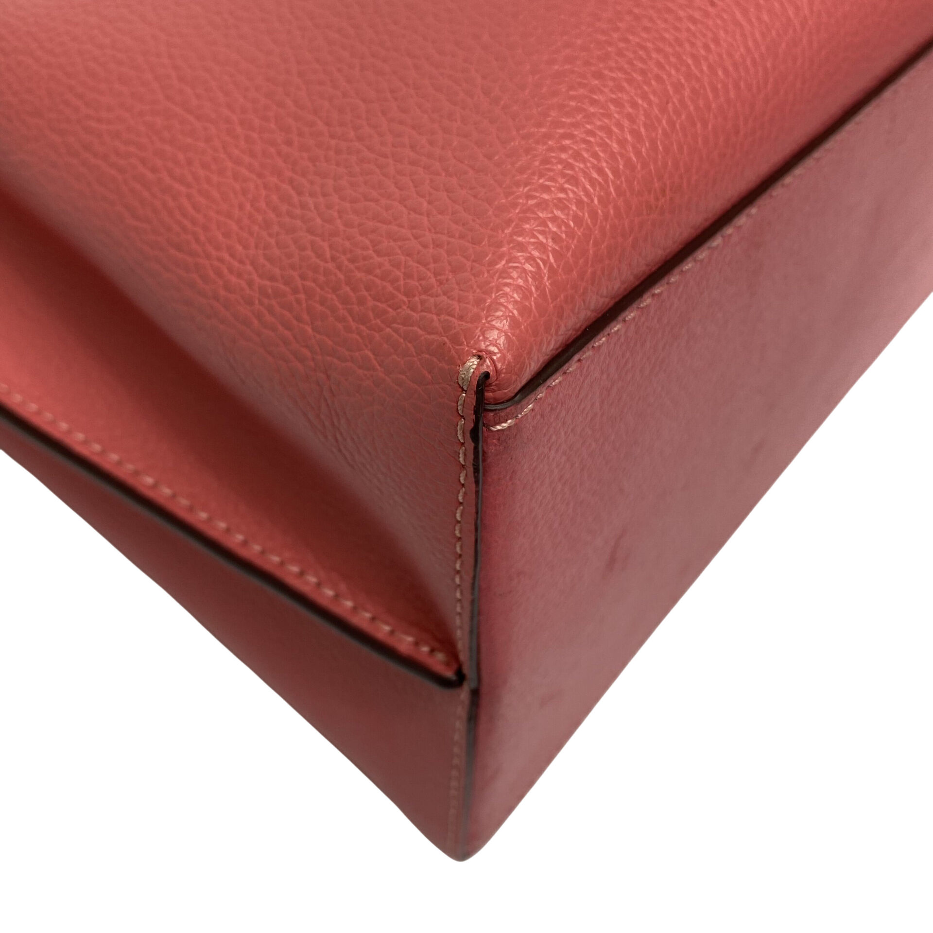 Bolsa Coach Couro Rosa