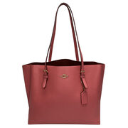 Bolsa Coach Couro Rosa