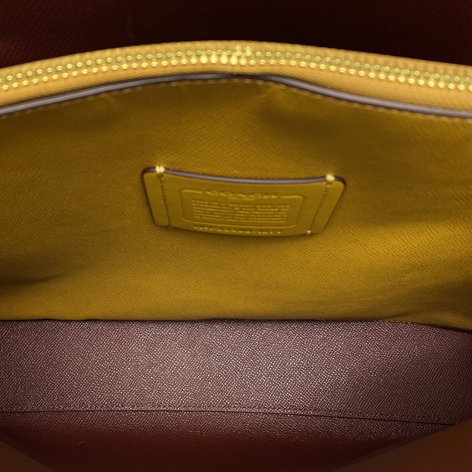 Bolsa Coach Couro Rosa