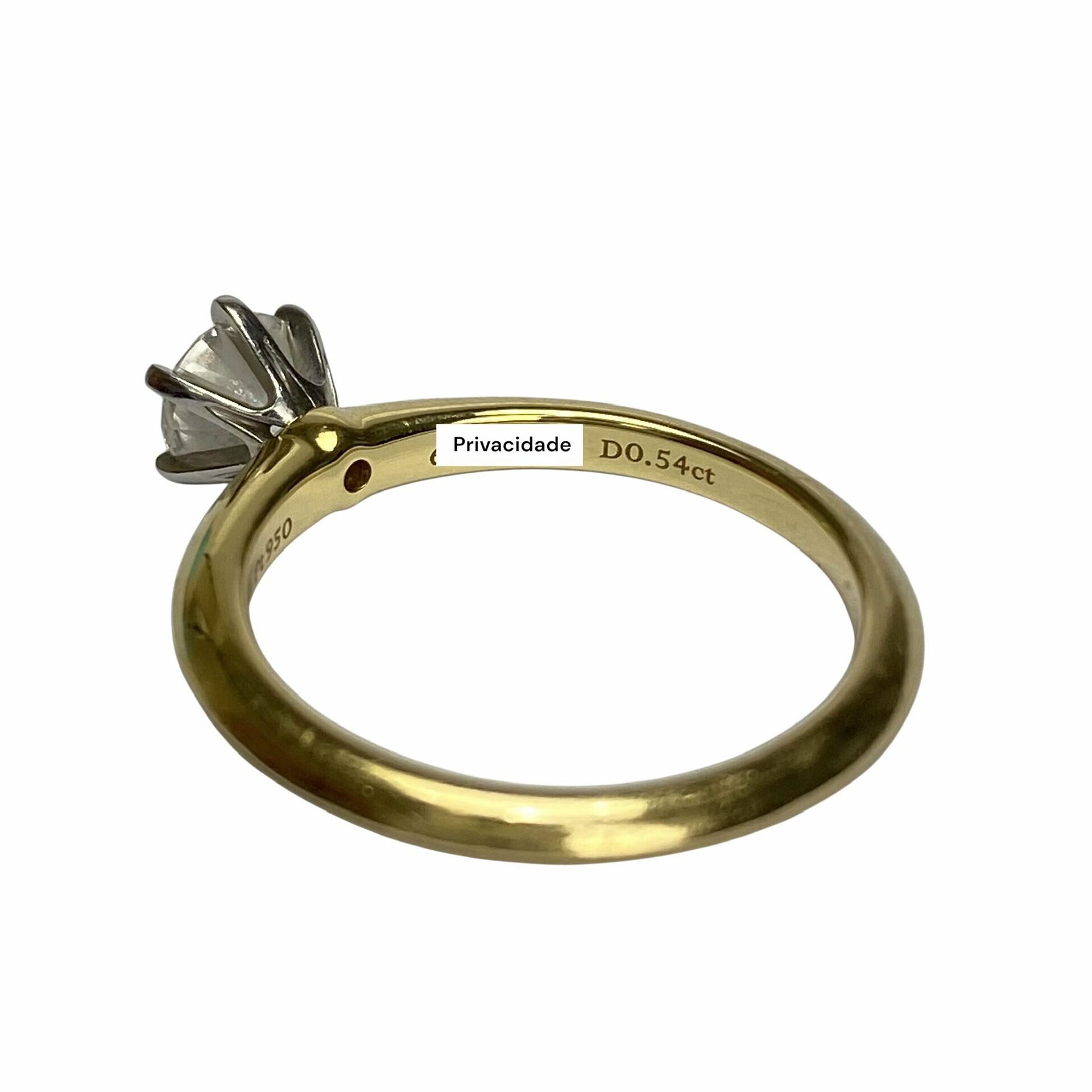 Anel Tiffany & Co. Solitário - 0.54 ct.