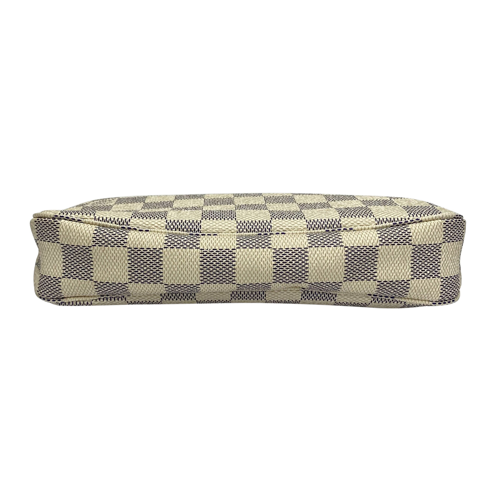 Bolsa Louis Vuitton Pochette Accessoires Damier Azur