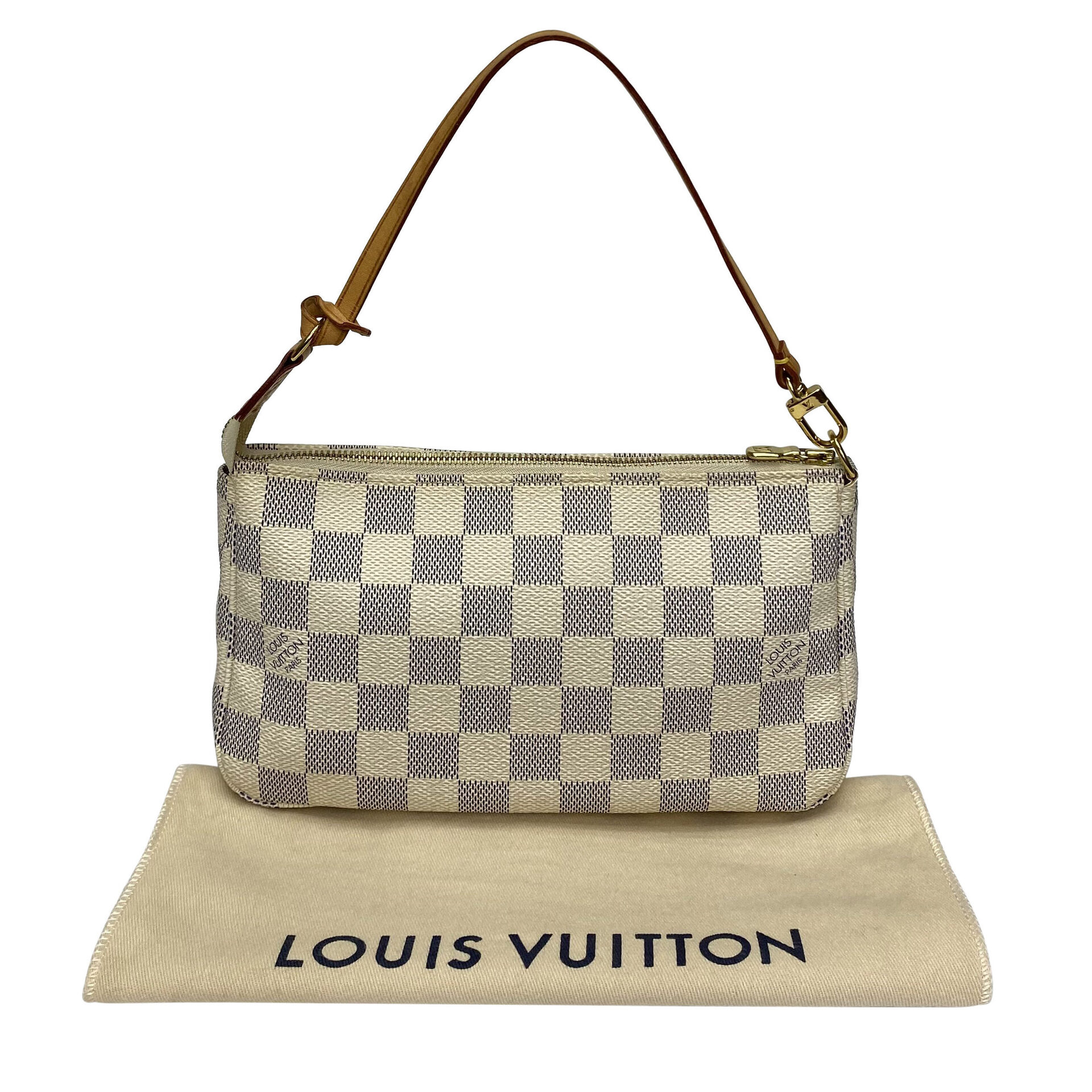 Bolsa Louis Vuitton Pochette Accessoires Damier Azur