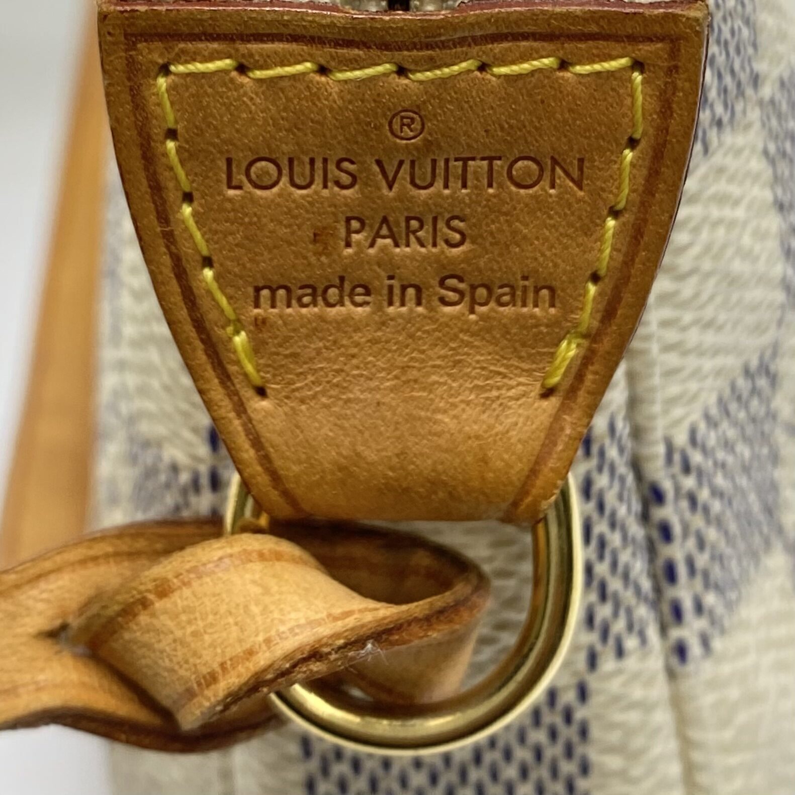 Bolsa Louis Vuitton Pochette Accessoires Damier Azur