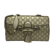 Bolsa Gucci Emily Metalizada