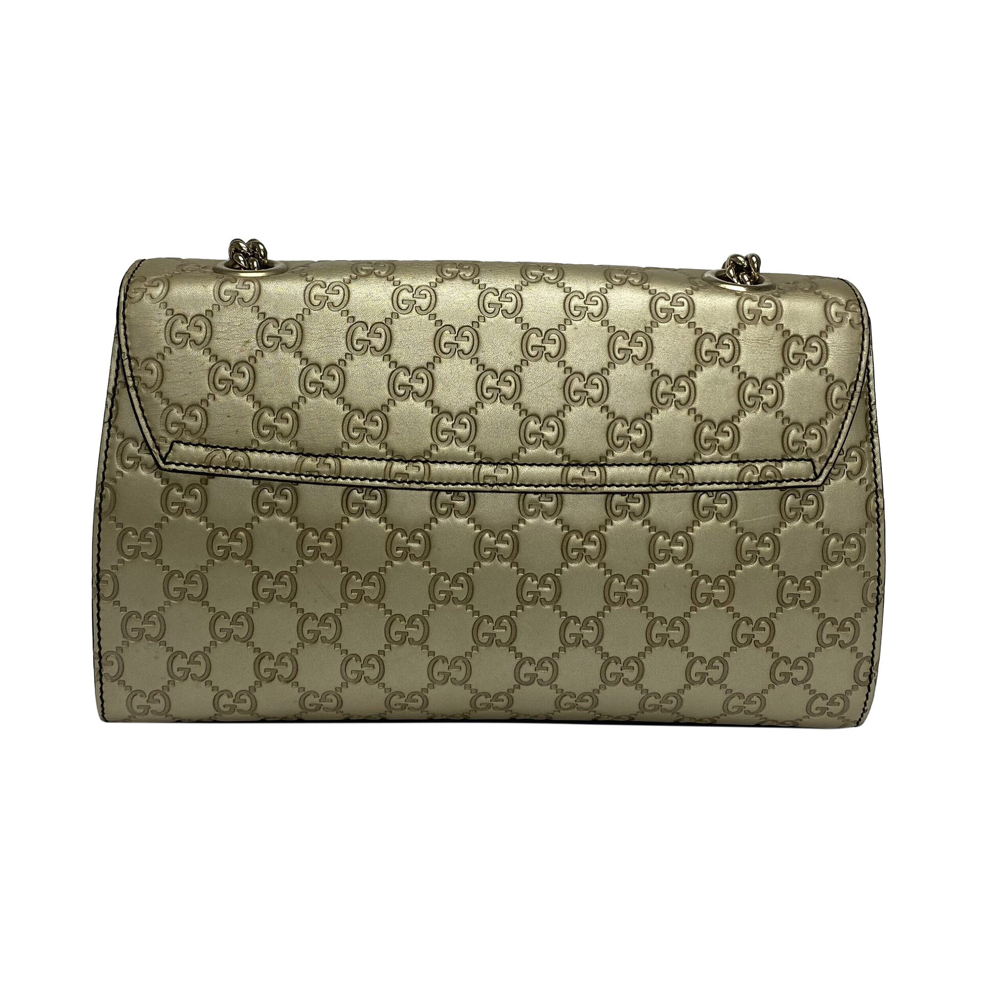 Bolsa Gucci Emily Metalizada