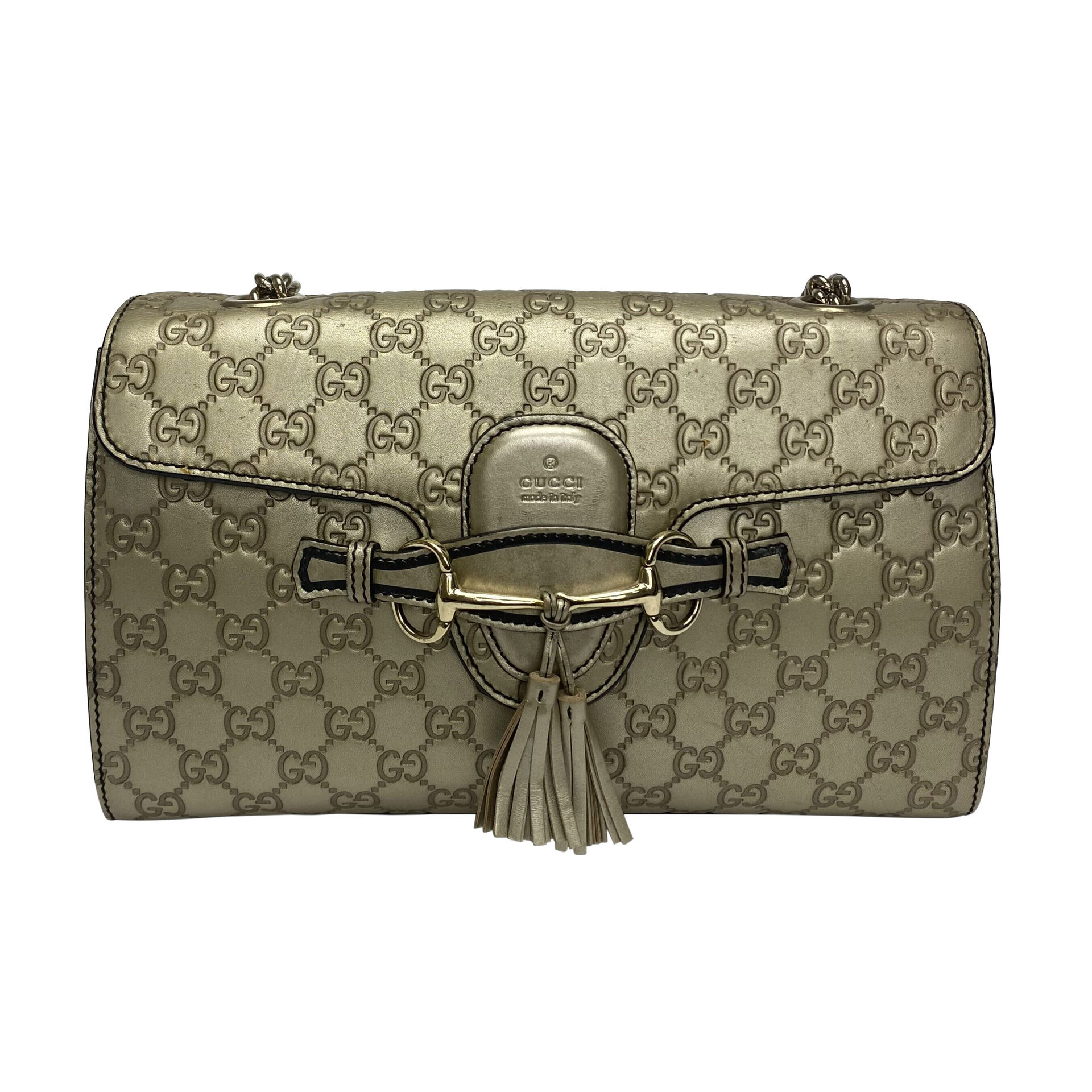 Bolsa Gucci Emily Metalizada
