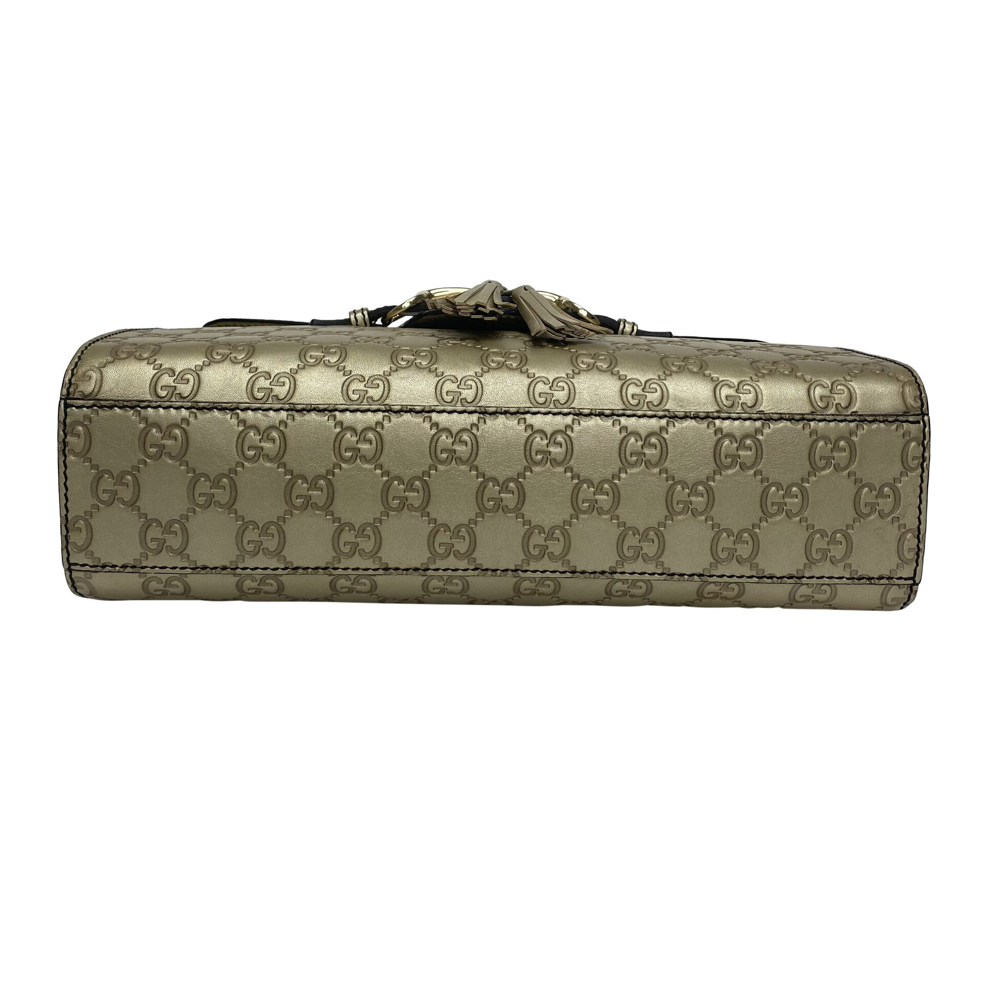 Bolsa Gucci Emily Metalizada