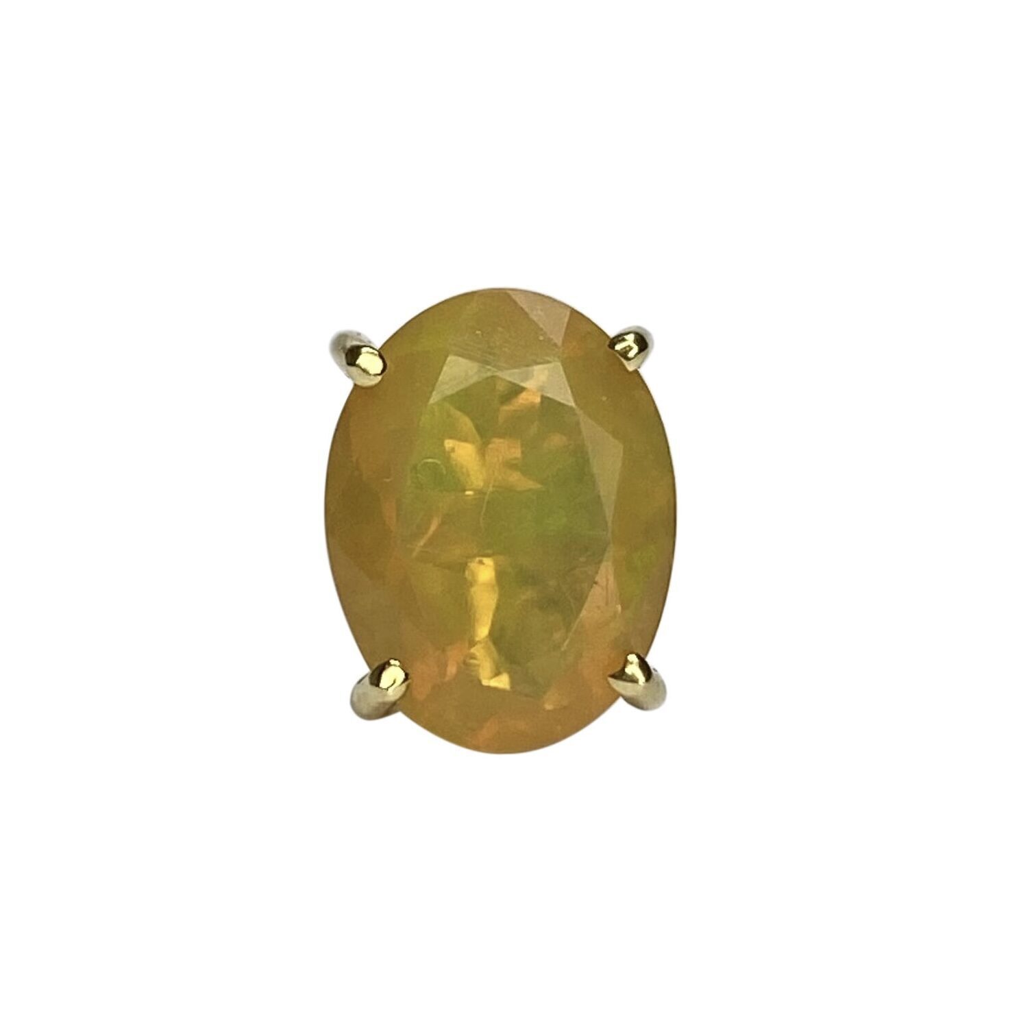 Par de Brincos Opala Oval